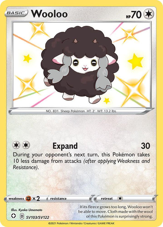 Pokemon Wooloo SV103/SV122 Shining Fates