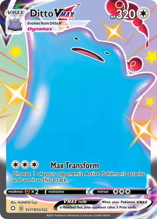 Pokemon Ditto VMAX SV119/SV122 Shining Fates