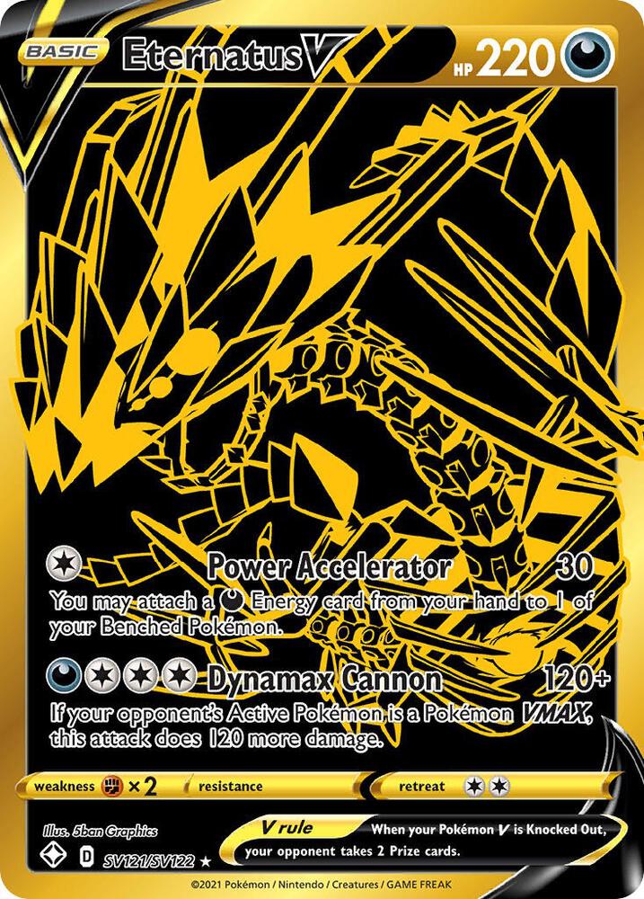 Pokemon Eternatus V SV121/SV122 Shining Fates