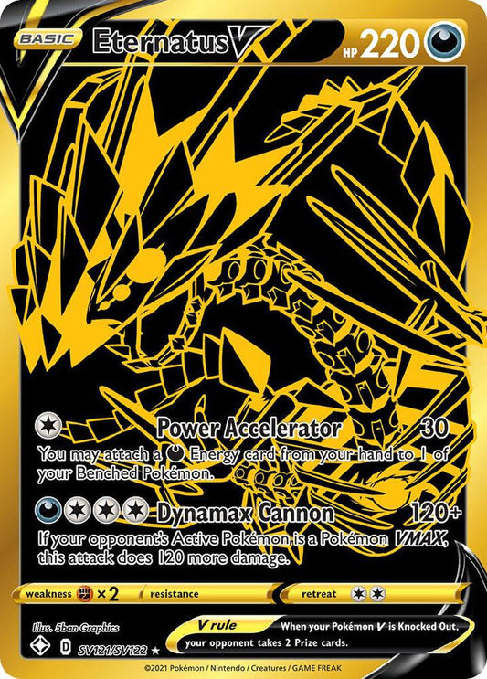 Pokemon Eternatus V SV121/SV122 Shining Fates