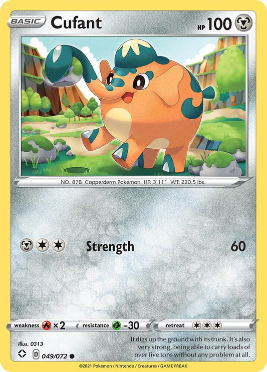 Pokemon Cufant 49/72 Shining Fates