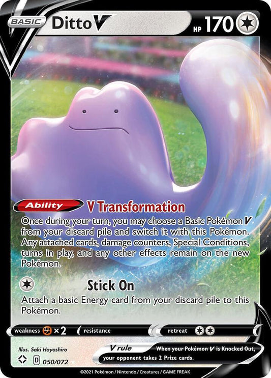 Pokemon Ditto V 50/72 Shining Fates
