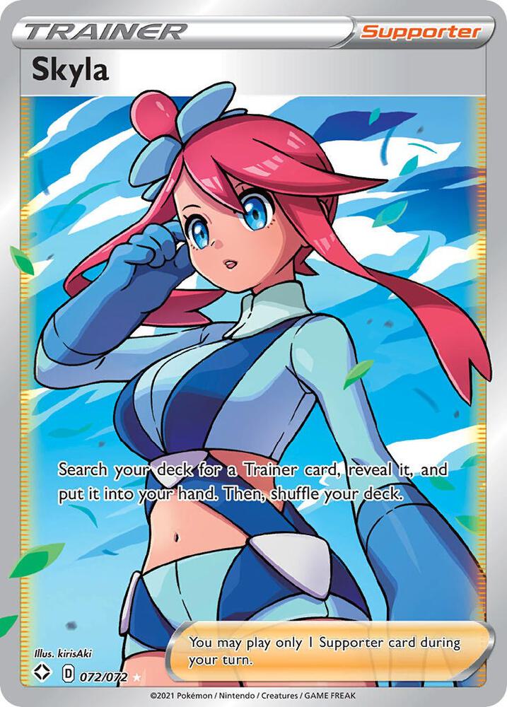 Pokemon Skyla 72/72 Shining Fates