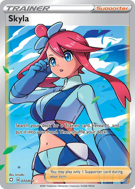 Pokemon Skyla 72/72 Shining Fates