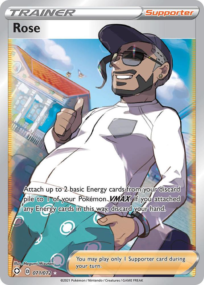 Pokemon Rose 71/72 Shining Fates