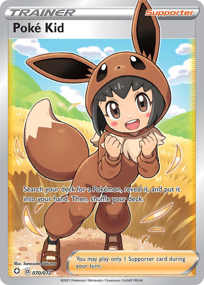 Pokemon Poké Kid 70/72 Shining Fates