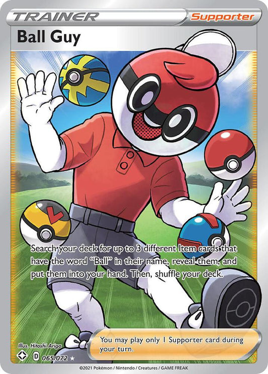 Pokemon Ball Guy 65/72 Shining Fates