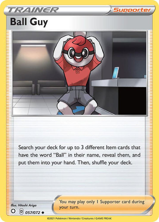 Pokemon Ball Guy 57/72 Shining Fates