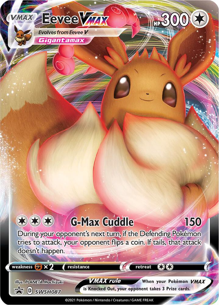 Pokemon Eevee VMAX SWSH087 SWSH Black Star Promos
