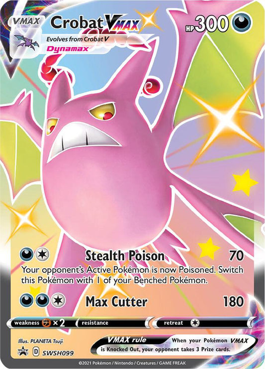 Pokemon Crobat VMAX SWSH099 SWSH Black Star Promos