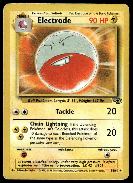Pokemon TCG Electrode (18) #18/64 Jungle