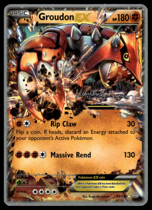 Pokemon TCG Groudon EX #85/160 World Championship Decks