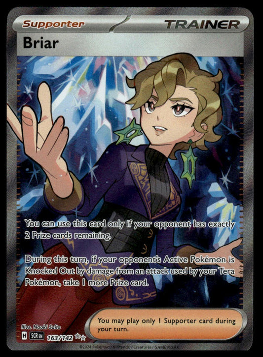 Pokemon TCG Briar #163/142 SV07: Stellar Crown