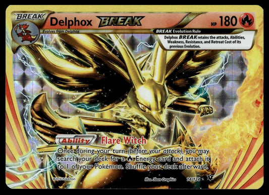 Pokemon TCG Delphox BREAK #14/124 XY - Fates Collide