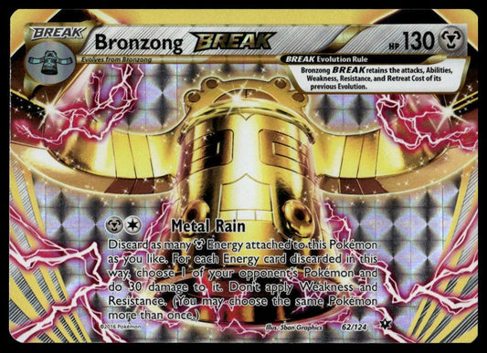 Pokemon TCG Bronzong BREAK #62/124 XY - Fates Collide