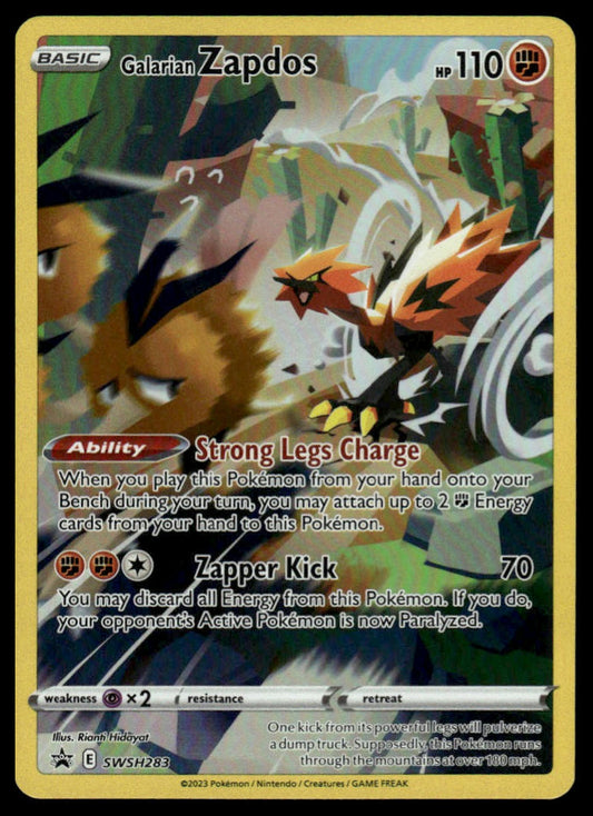 Pokemon TCG Galarian Zapdos #SWSH283 SWSH: Sword & Shield Promo Cards