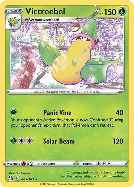 Pokemon Victreebel 3/163 Battle Styles