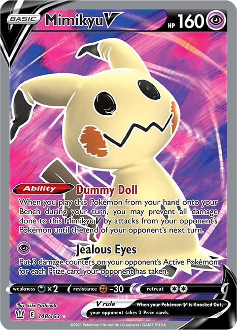 Pokemon Mimikyu V 148/163 Battle Styles