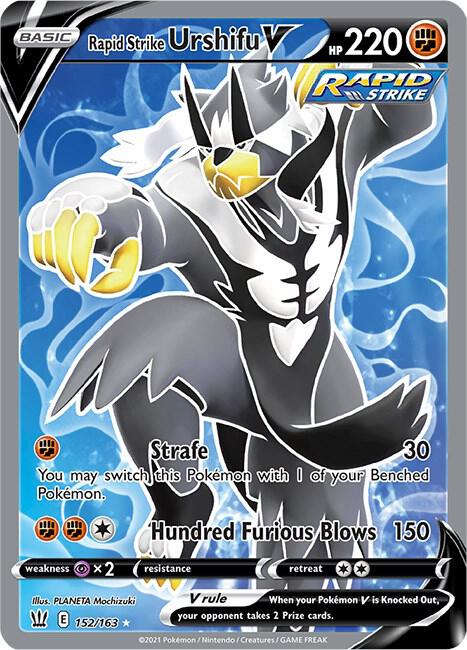 Pokemon Rapid Strike Urshifu V 152/163 Battle Styles