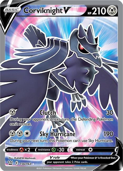 Pokemon Corviknight V 156/163 Battle Styles