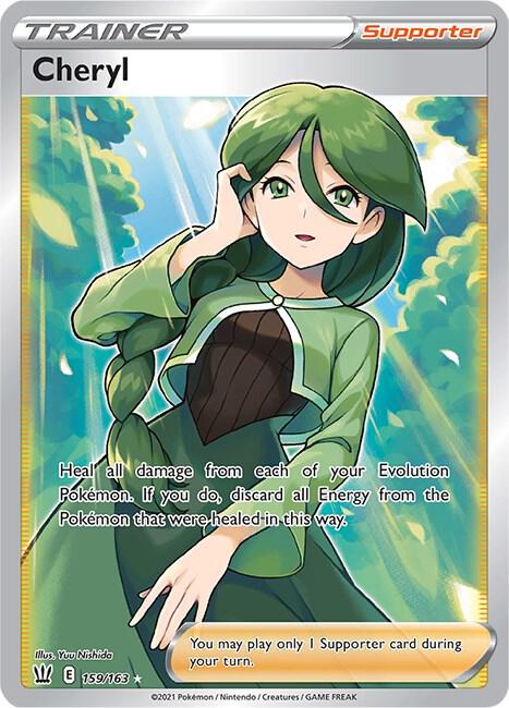 Pokemon Cheryl 159/163 Battle Styles