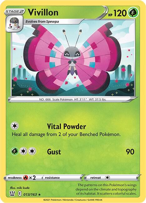 Pokemon Vivillon 13/163 Battle Styles