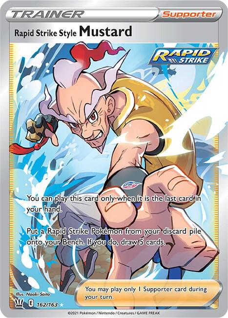 Pokemon Rapid Strike Style Mustard 162/163 Battle Styles