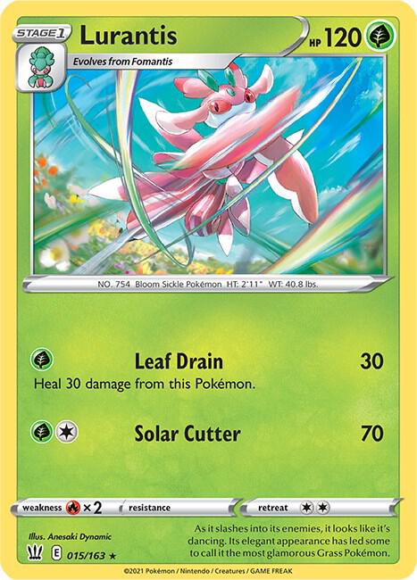 Pokemon Lurantis 15/163 Battle Styles