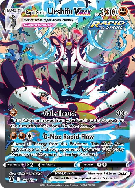 Pokemon Rapid Strike Urshifu VMAX 170/163 Battle Styles