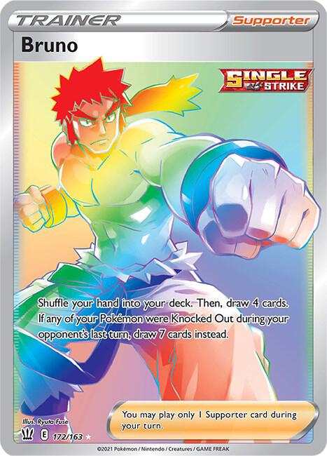 Pokemon Bruno 172/163 Battle Styles