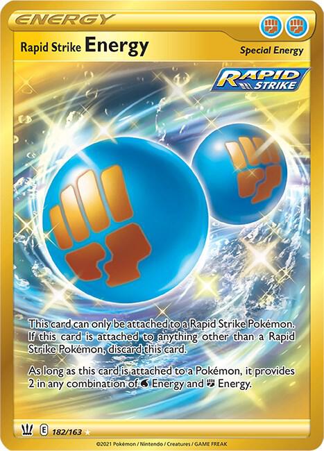 Pokemon Rapid Strike Energy 182/163 Battle Styles