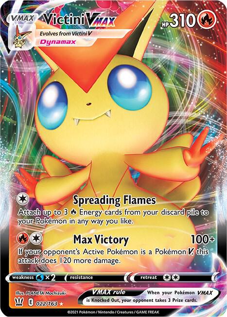 Pokemon Victini VMAX 22/163 Battle Styles