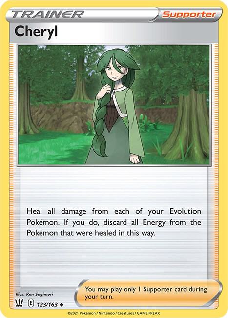 Pokemon Cheryl 123/163 Battle Styles