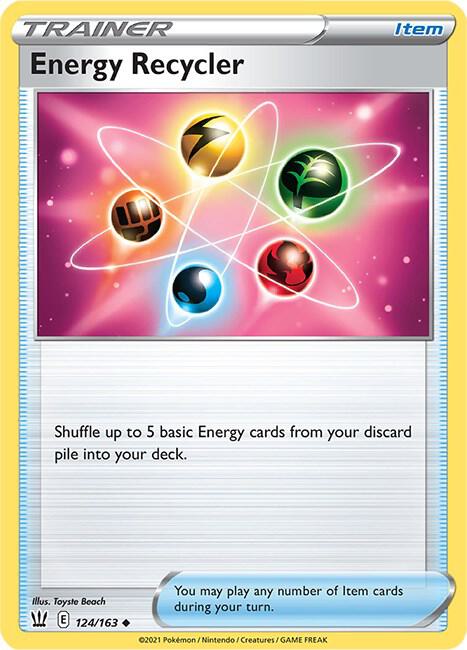 Pokemon Energy Recycler 124/163 Battle Styles