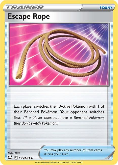 Pokemon Escape Rope 125/163 Battle Styles