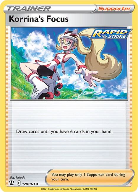 Pokemon Korrina's Focus 128/163 Battle Styles