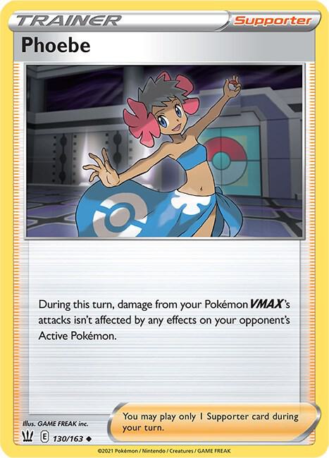 Pokemon Phoebe 130/163 Battle Styles