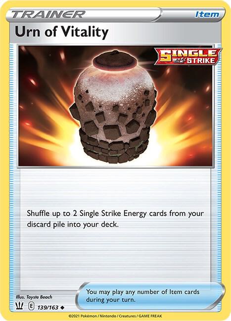 Pokemon Urn of Vitality 139/163 Battle Styles