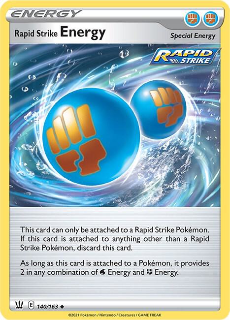 Pokemon Rapid Strike Energy 140/163 Battle Styles