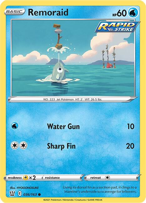Pokemon Remoraid 36/163 Battle Styles