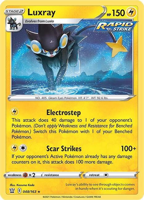 Pokemon Luxray 48/163 Battle Styles