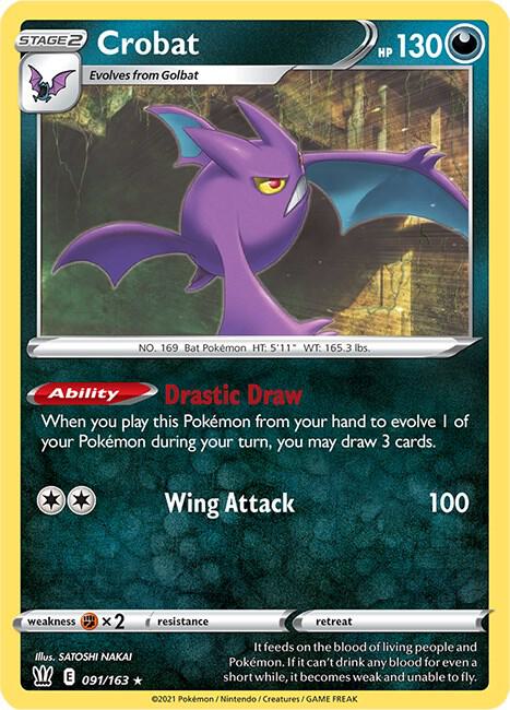 Pokemon Crobat 91/163 Battle Styles
