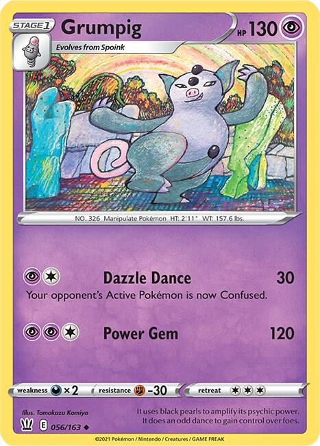 Pokemon Grumpig 56/163 Battle Styles