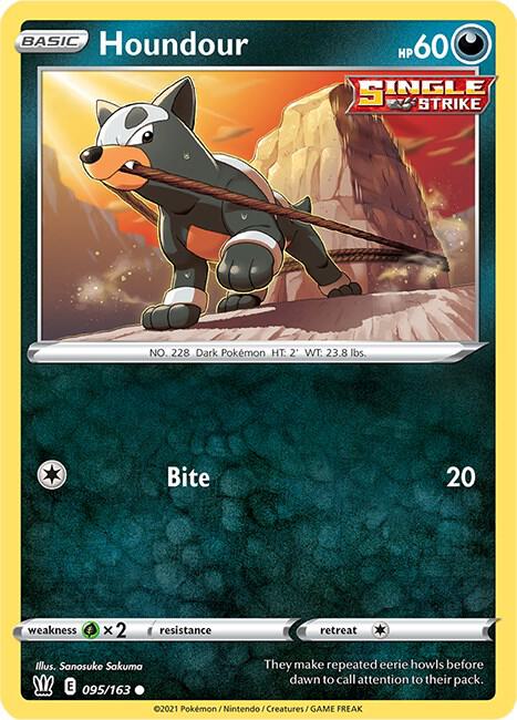Pokemon Houndour 95/163 Battle Styles
