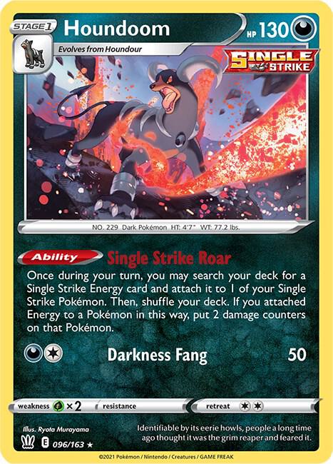 Pokemon Houndoom 96/163 Battle Styles