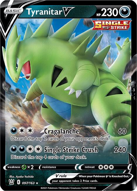 Pokemon Tyranitar V 97/163 Battle Styles