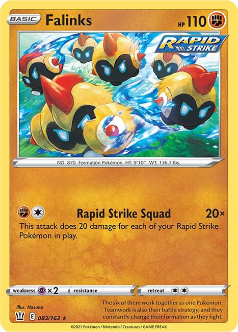 Pokemon Falinks 83/163 Battle Styles