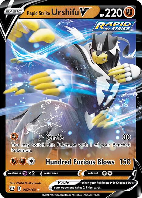Pokemon Rapid Strike Urshifu V 87/163 Battle Styles
