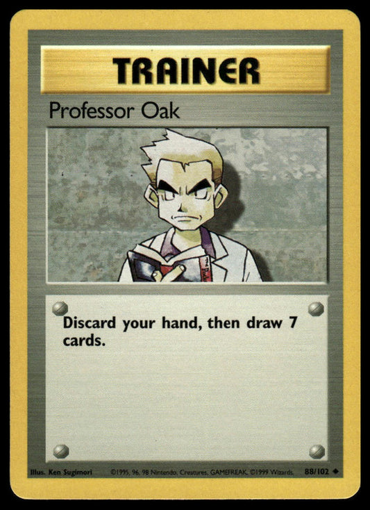Pokemon TCG Professor Oak #088/102 Base Set