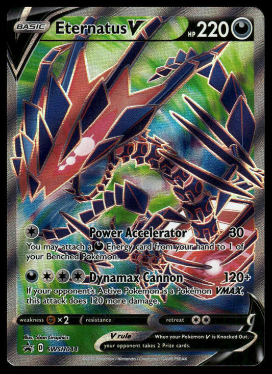 Pokemon TCG Eternatus V #SWSH044 SWSH: Sword & Shield Promo Cards